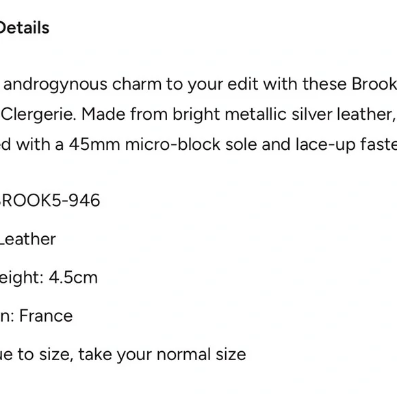 Robert Clergerie Paris Brook Derby Metallic Silver Platform Loafers 8.5 $542 - Picture 3 of 14